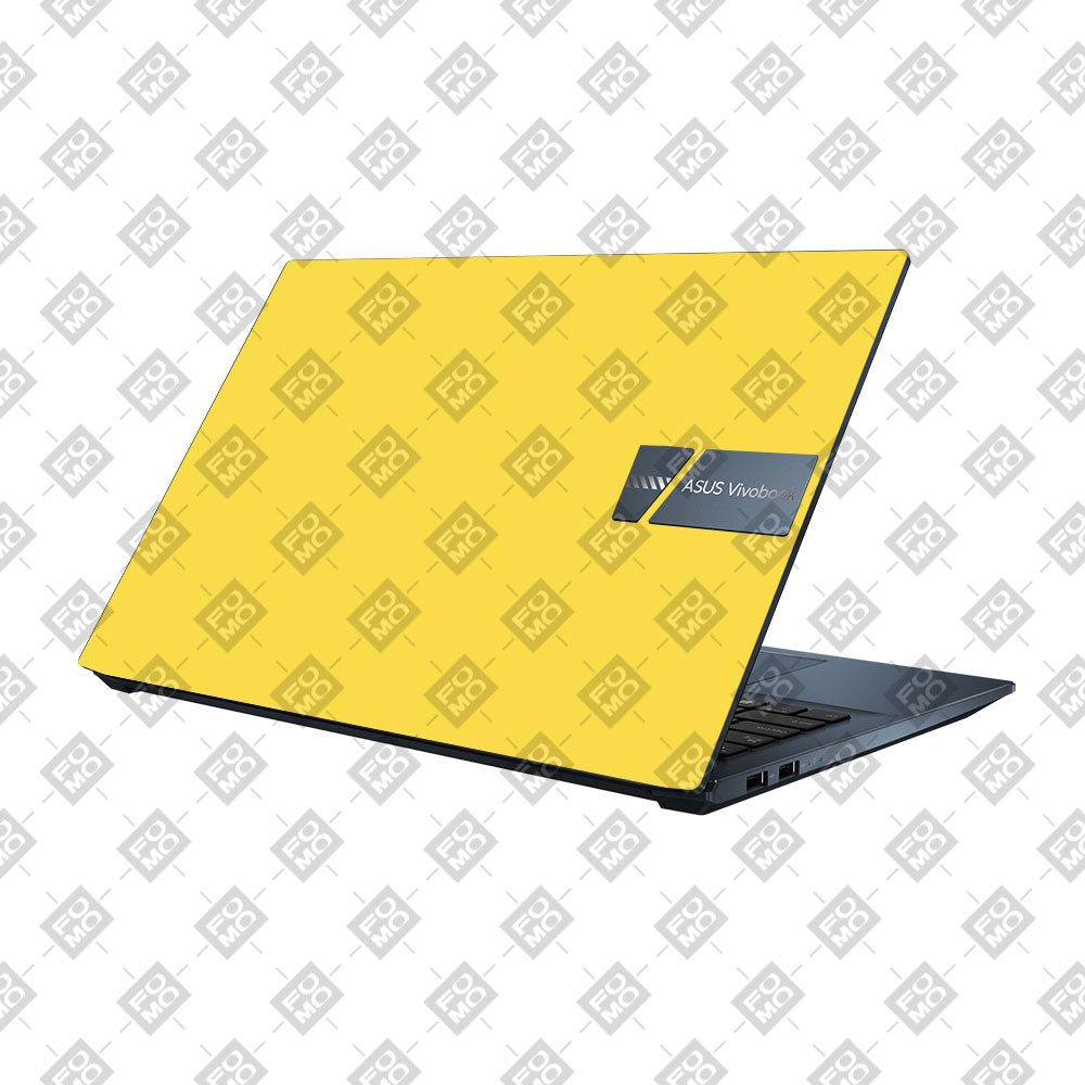 Textured Yellow Asus Vivobook Pro 15 M6500QC & M6500QH Laptop Skin