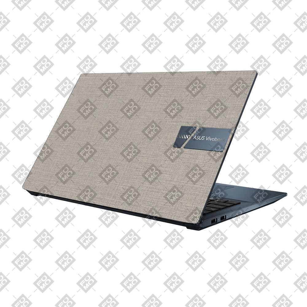 Textured Fabric Grey Asus Vivobook Pro 15 M6500QC & M6500QH Laptop Skin