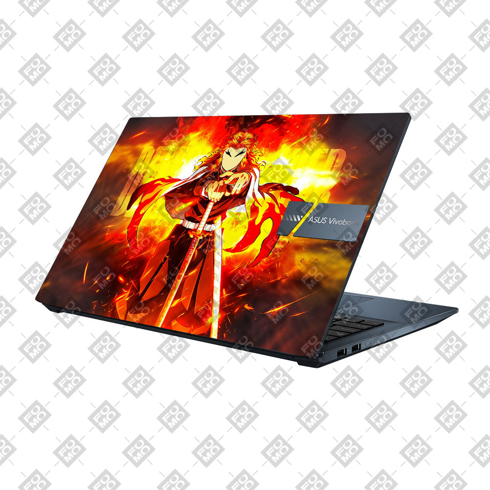 Anime Flame Swordsman Asus Vivobook Pro 15 M6500QC & M6500QH Laptop Skin