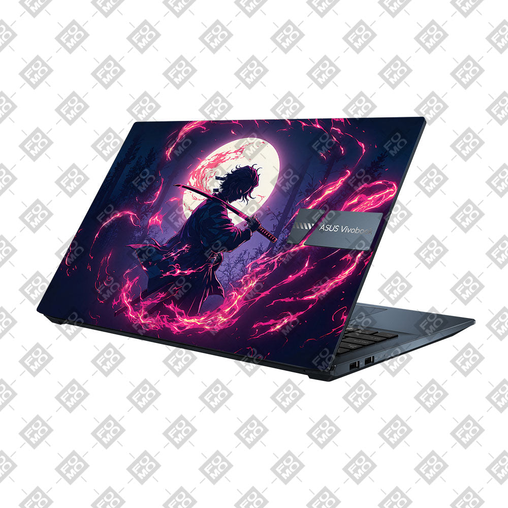 Tanjiro's Flame of Ember Asus Vivobook Pro 15 M6500QC & M6500QH Laptop Skin