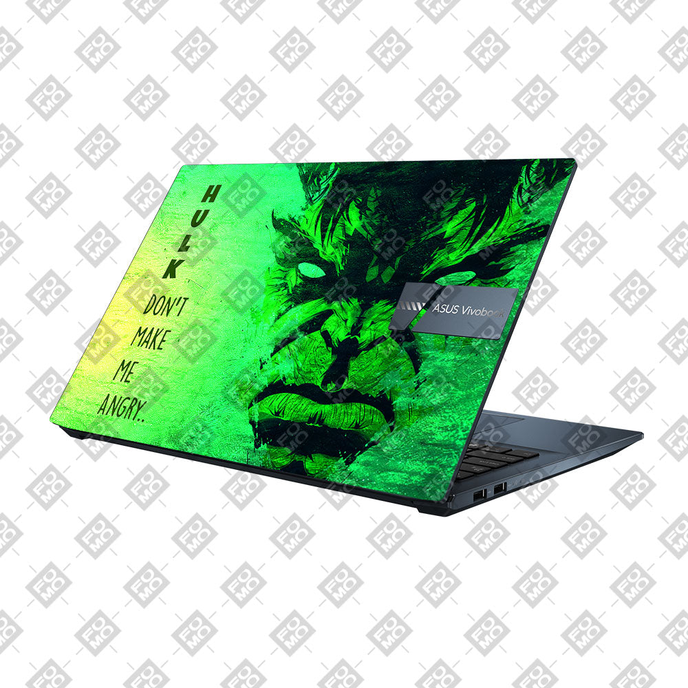 Hulk Don't Make Me Angry Asus Vivobook Pro 15 M6500QC & M6500QH Laptop Skin