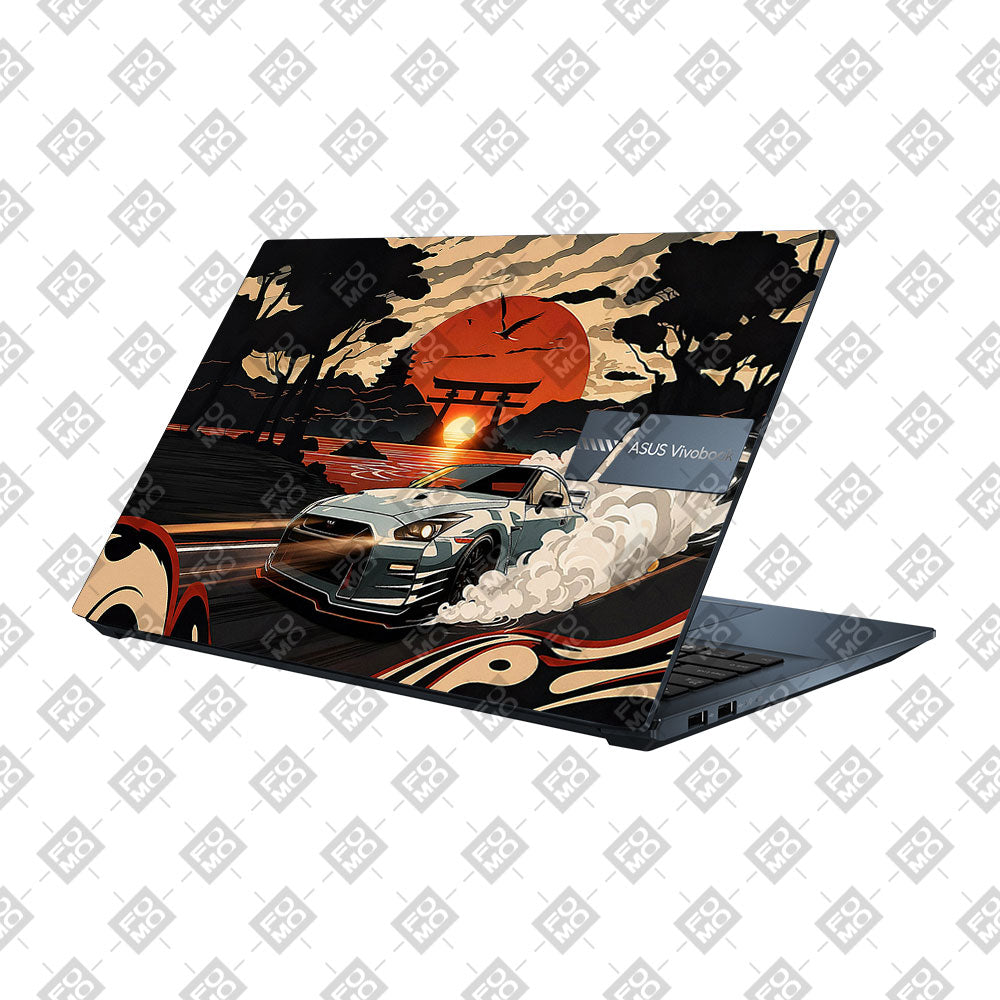 Samurai Rising Sun GTR Asus Vivobook Pro 15 M6500QC & M6500QH Laptop Skin