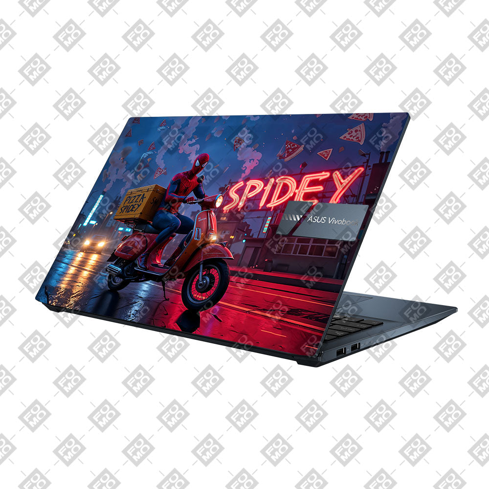 Pizza Spidey Asus Vivobook Pro 15 M6500QC & M6500QH Laptop Skin