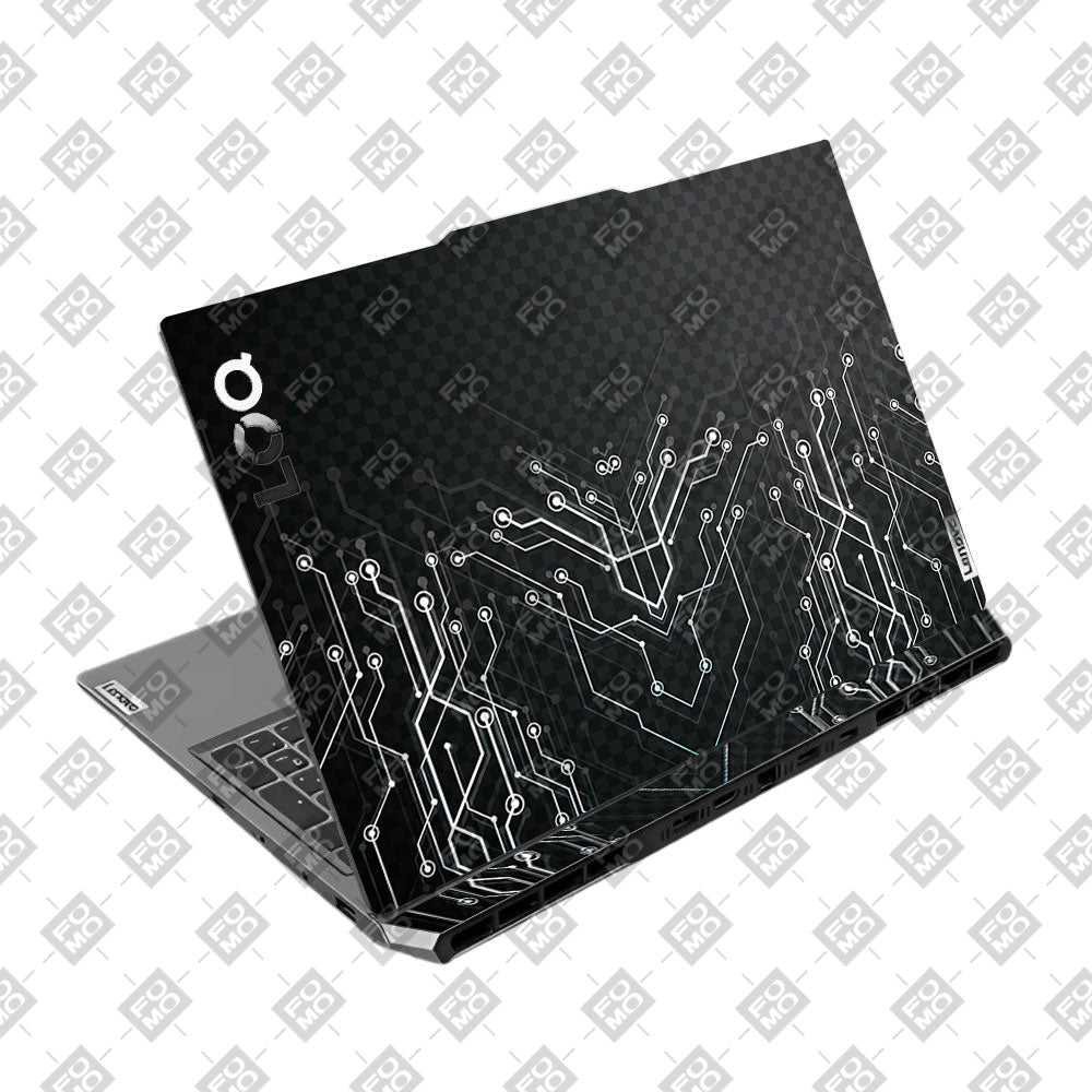 Black Digital Circuit Lenovo LOQ 2024, 2025 Laptop Skin