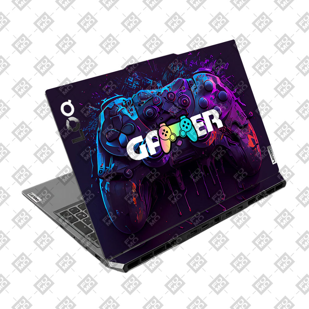 Neon Gaming Controller Lenovo LOQ 2024, 2025 Laptop Skin