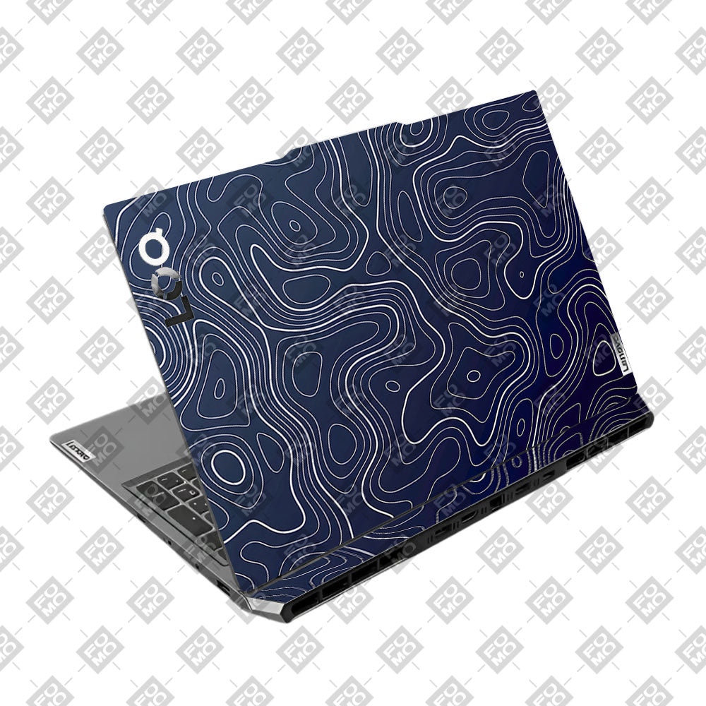 Fluid Lines Design Lenovo LOQ 2024, 2025 Laptop Skin