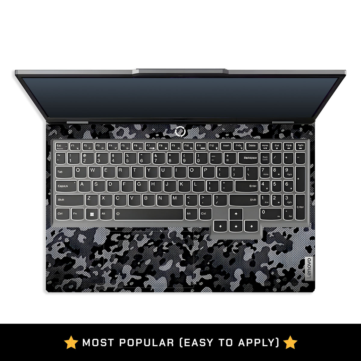 Stealth Grey Camo Lenovo LOQ 2024, 2025 Laptop Skin