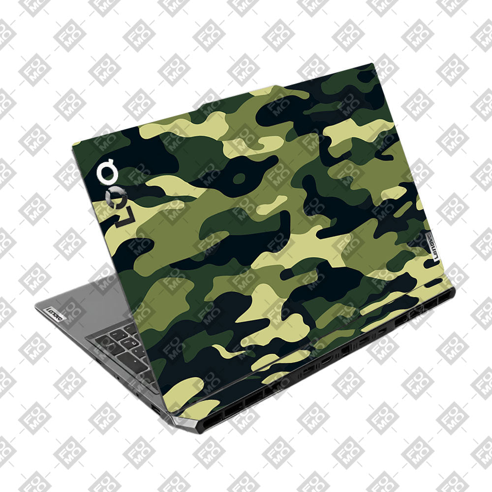 Forest Green Camo Lenovo LOQ 2024, 2025 Laptop Skin