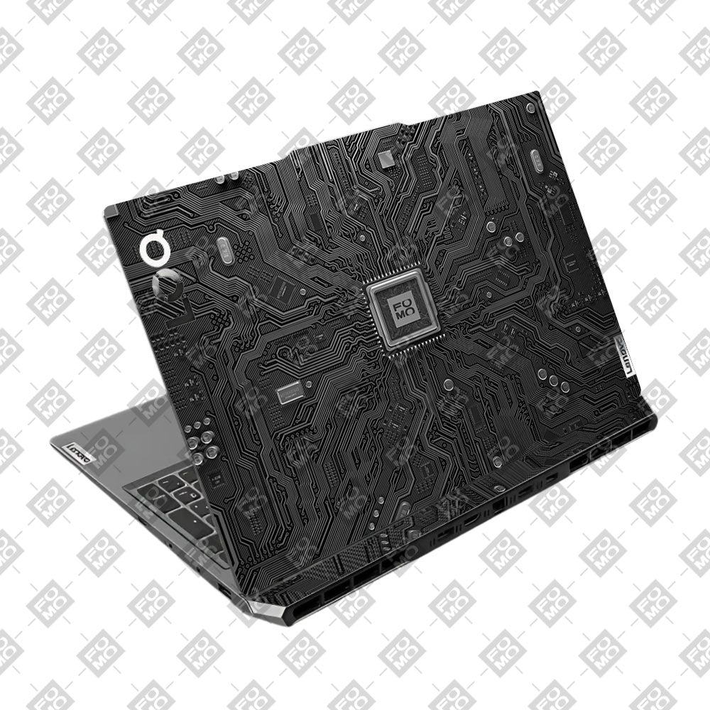 FOMO Circuit Dark Mode Lenovo LOQ 2024, 2025 Laptop Skin
