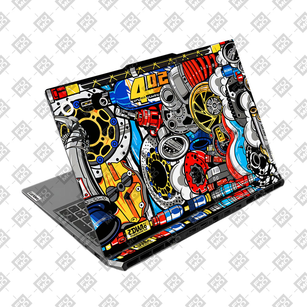 Mechanical Chaos Lenovo LOQ 2024, 2025 Laptop Skin