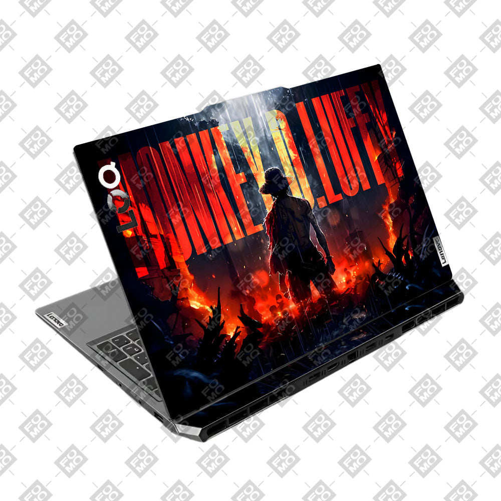 Red Anime Pirate Lenovo LOQ 2024, 2025 Laptop Skin