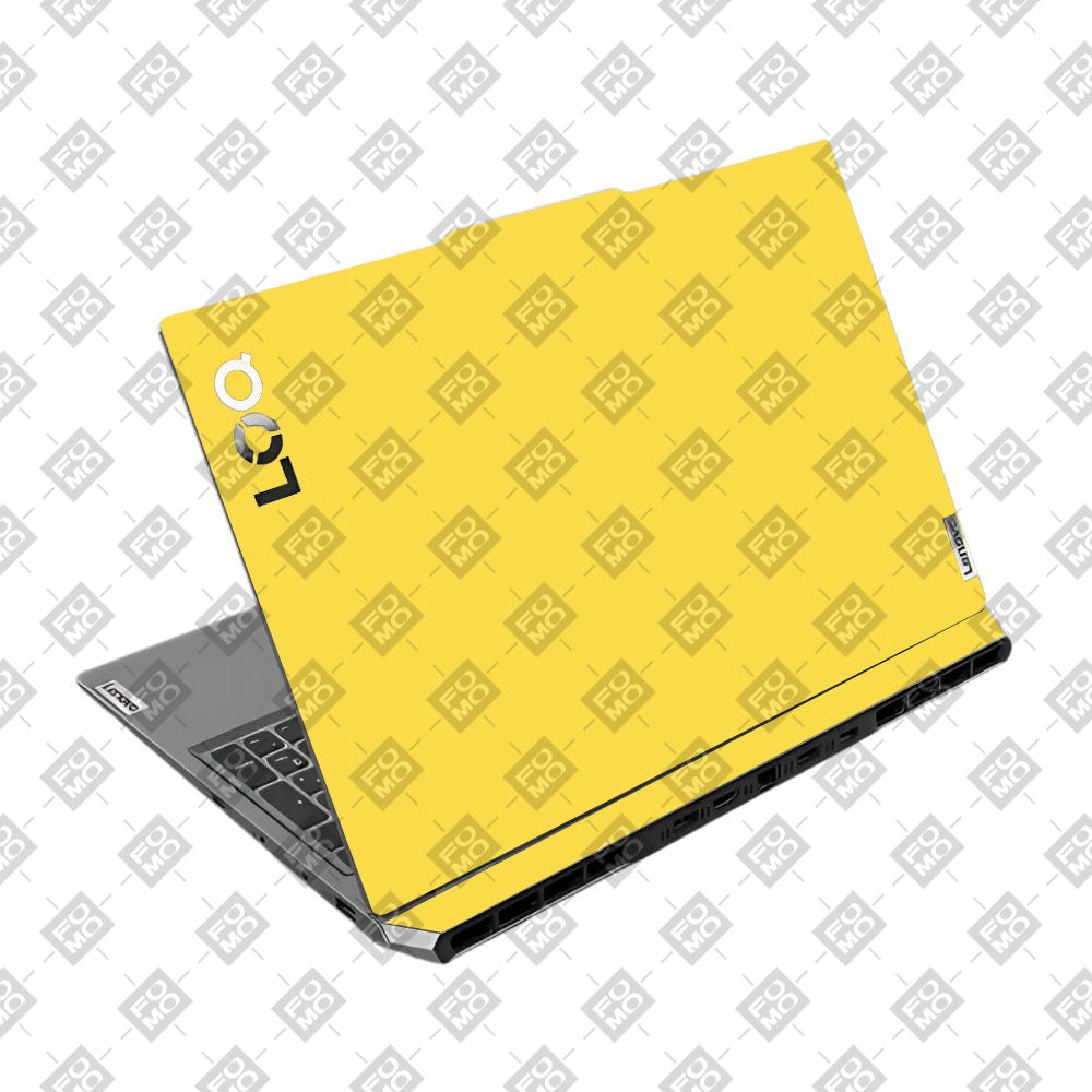 Textured Yellow Lenovo LOQ 2024, 2025 Laptop Skin