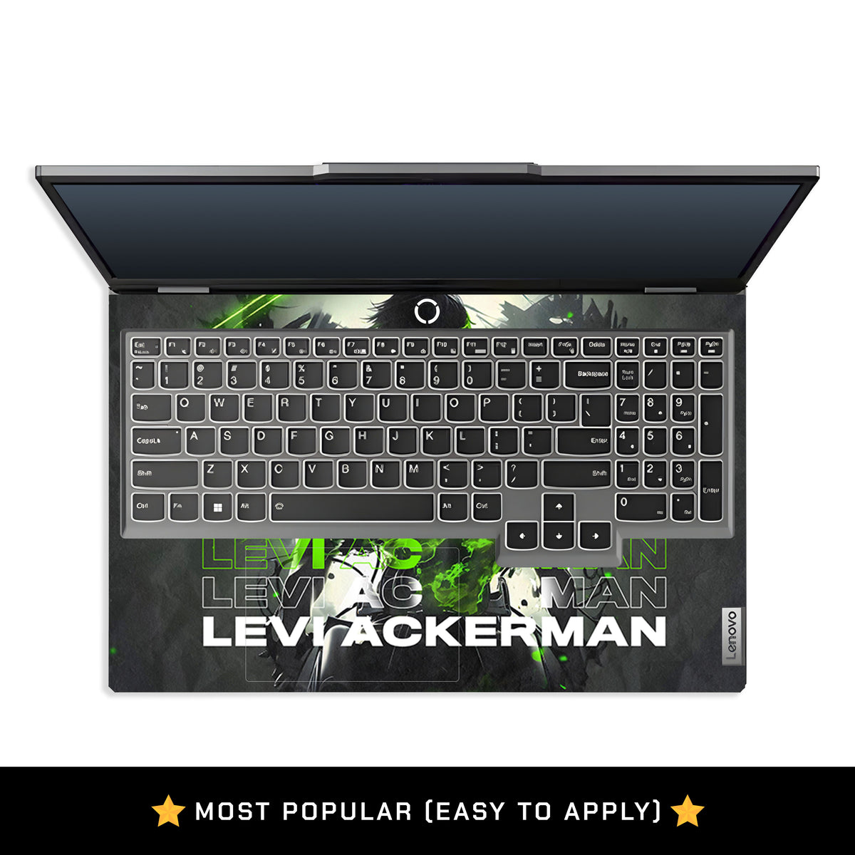Neon Anime Swordsman Lenovo LOQ 2024, 2025 Laptop Skin