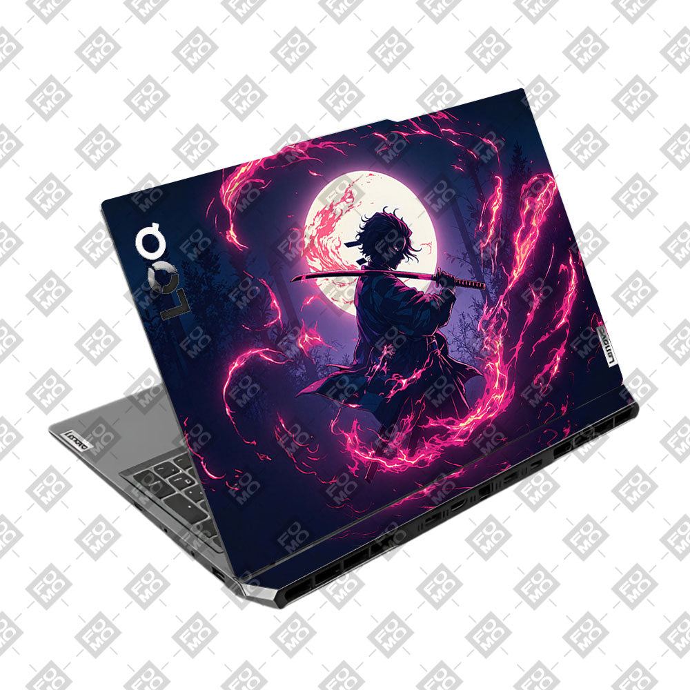 Tanjiro's Flame of Ember Lenovo LOQ 2024, 2025 Laptop Skin