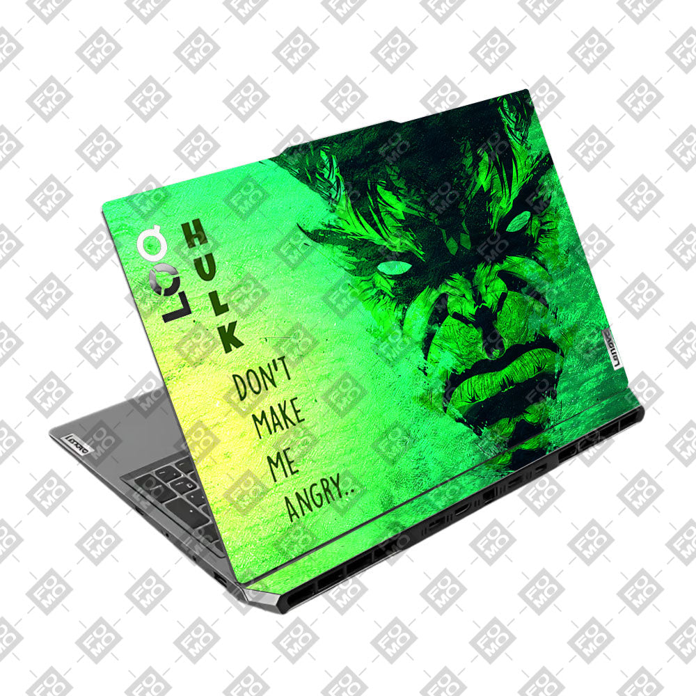 Green Comic Titan Lenovo LOQ 2024, 2025 Laptop Skin