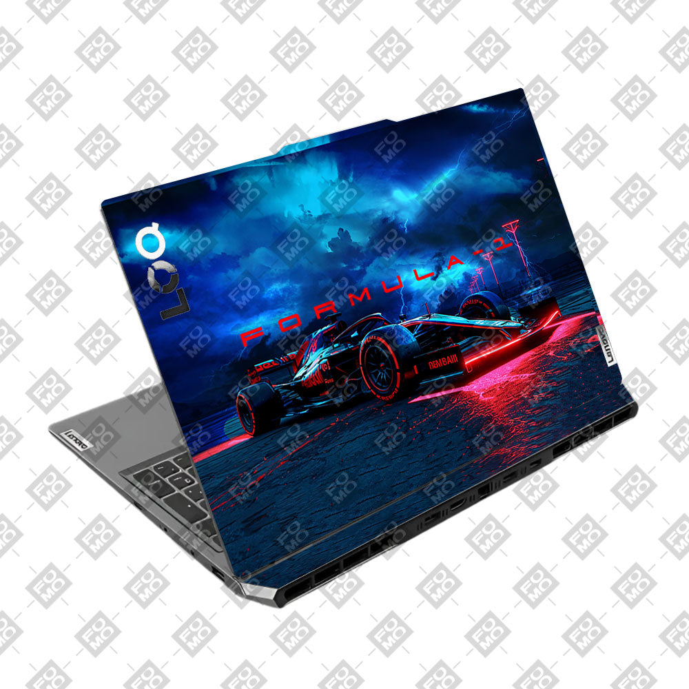 Fututristic Formula 1 Lenovo LOQ 2024, 2025 Laptop Skin