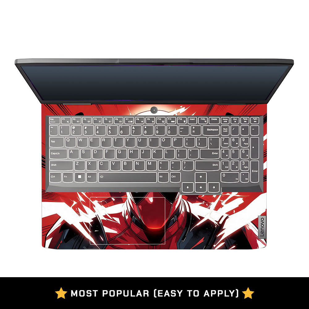 Crimson Masked Antihero Lenovo LOQ 2023 15IRH8, 15APH8 3D Laptop Skin