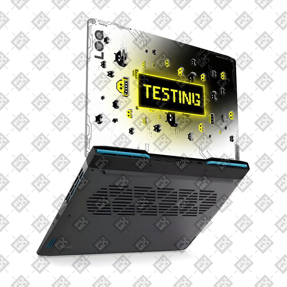 Testing Under Attack Lenovo LOQ 2023 15IRH8, 15APH8  3D Laptop Skin