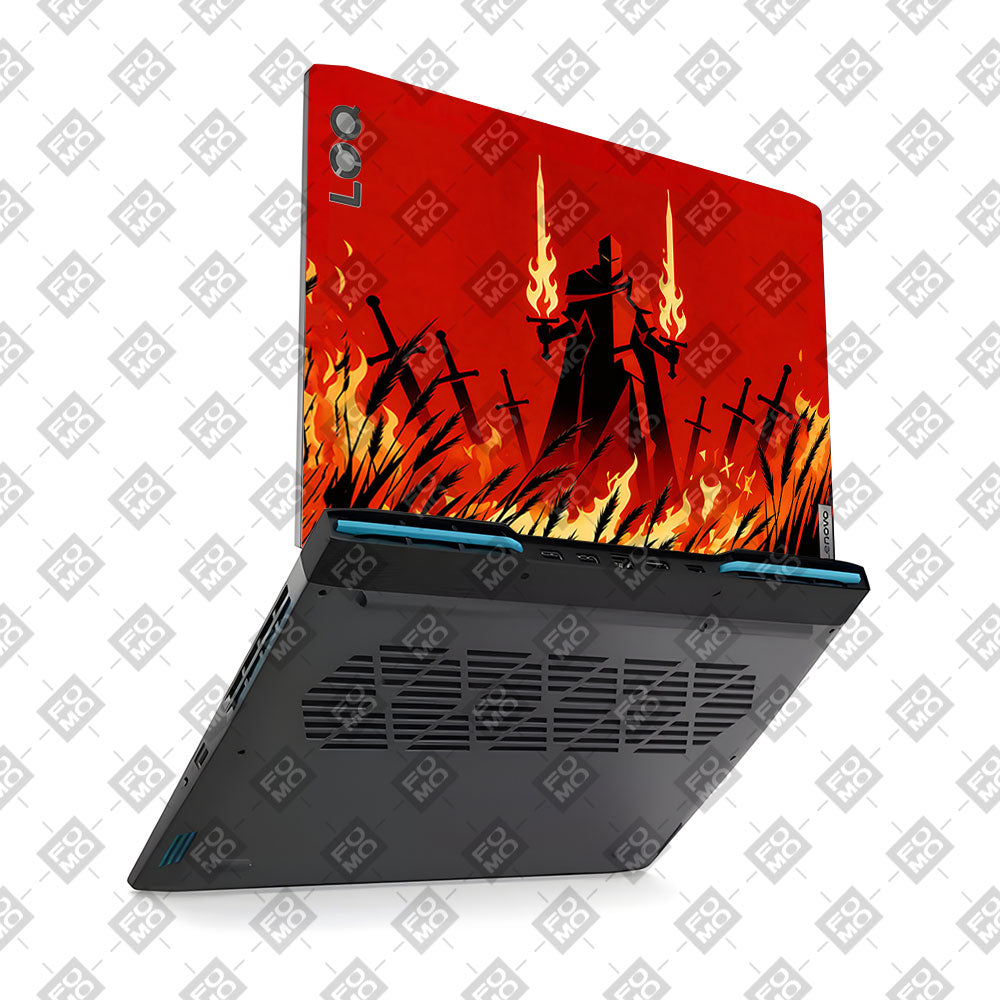 Knight of Flames Lenovo LOQ 2023 15IRH8, 15APH8  3D Laptop Skin