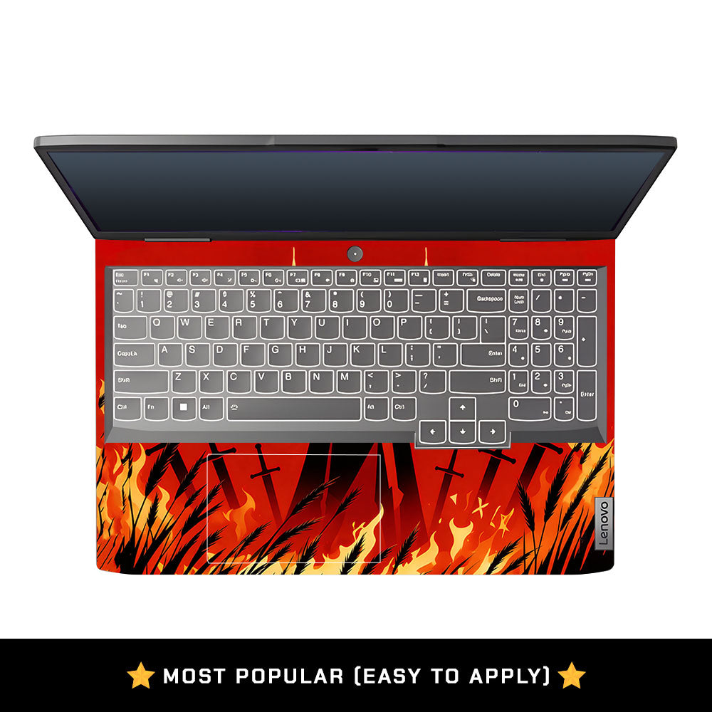 Knight of Flames Lenovo LOQ 2023 15IRH8, 15APH8  3D Laptop Skin