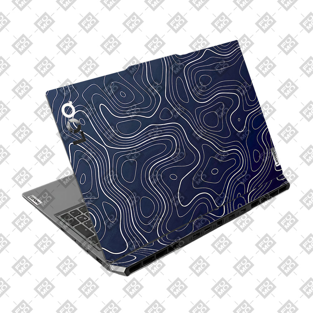 Fluid Lines Design Lenovo LOQ 2024, 2025 3D Laptop Skin