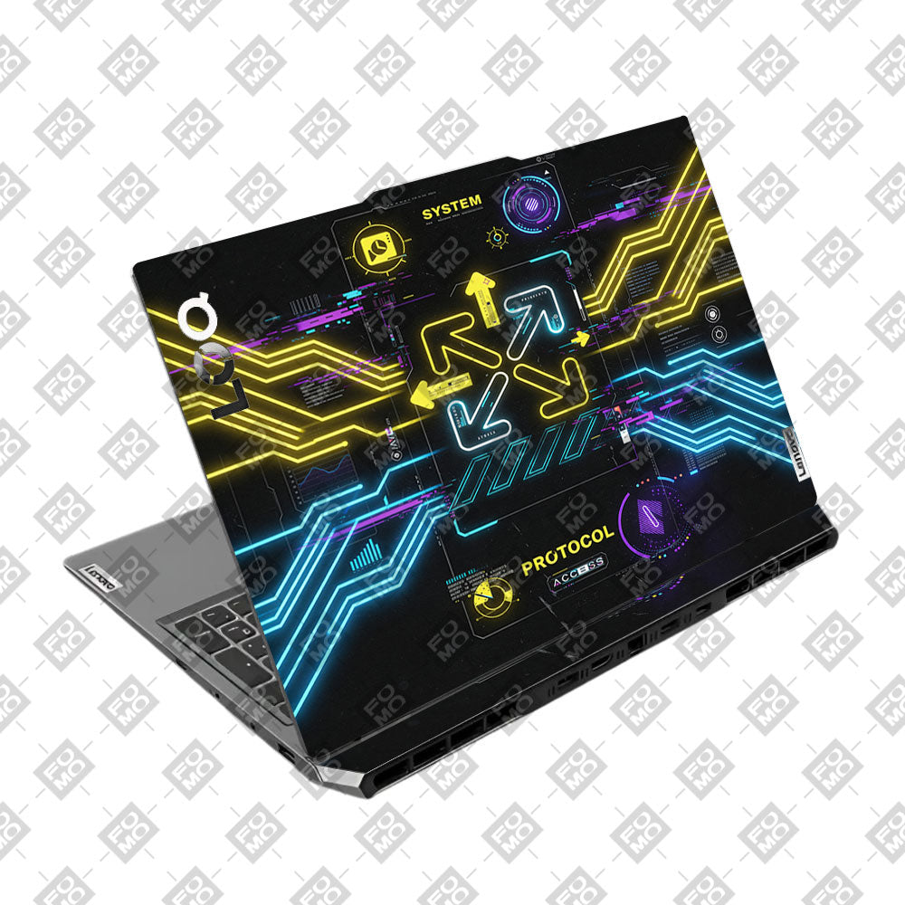 System Protocol Lenovo LOQ 2024, 2025 3D Laptop Skin