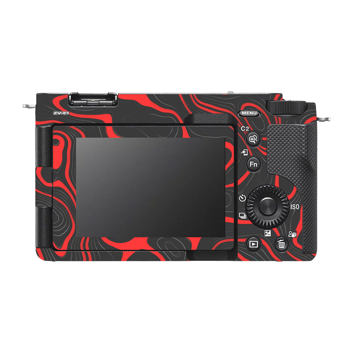 Crimson Waves Sony ZV-E1 Camera Skins