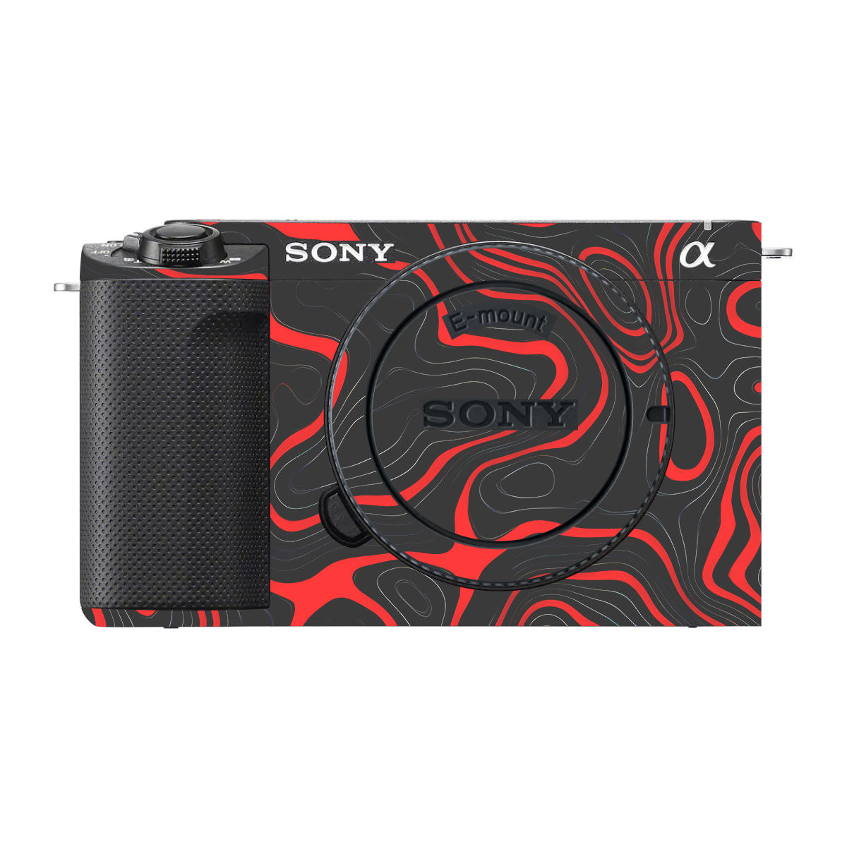 Crimson Waves Sony ZV-E1 Camera Skins