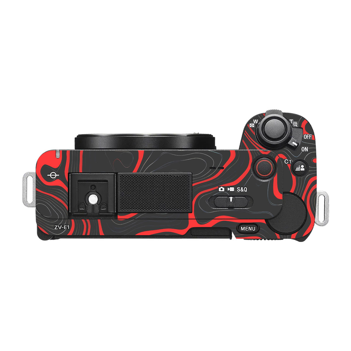Crimson Waves Sony ZV-E1 Camera Skins