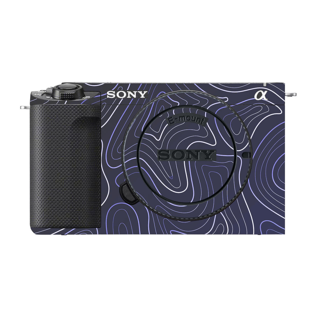 Deep Blue Contour Sony ZV-E1 Camera Skins