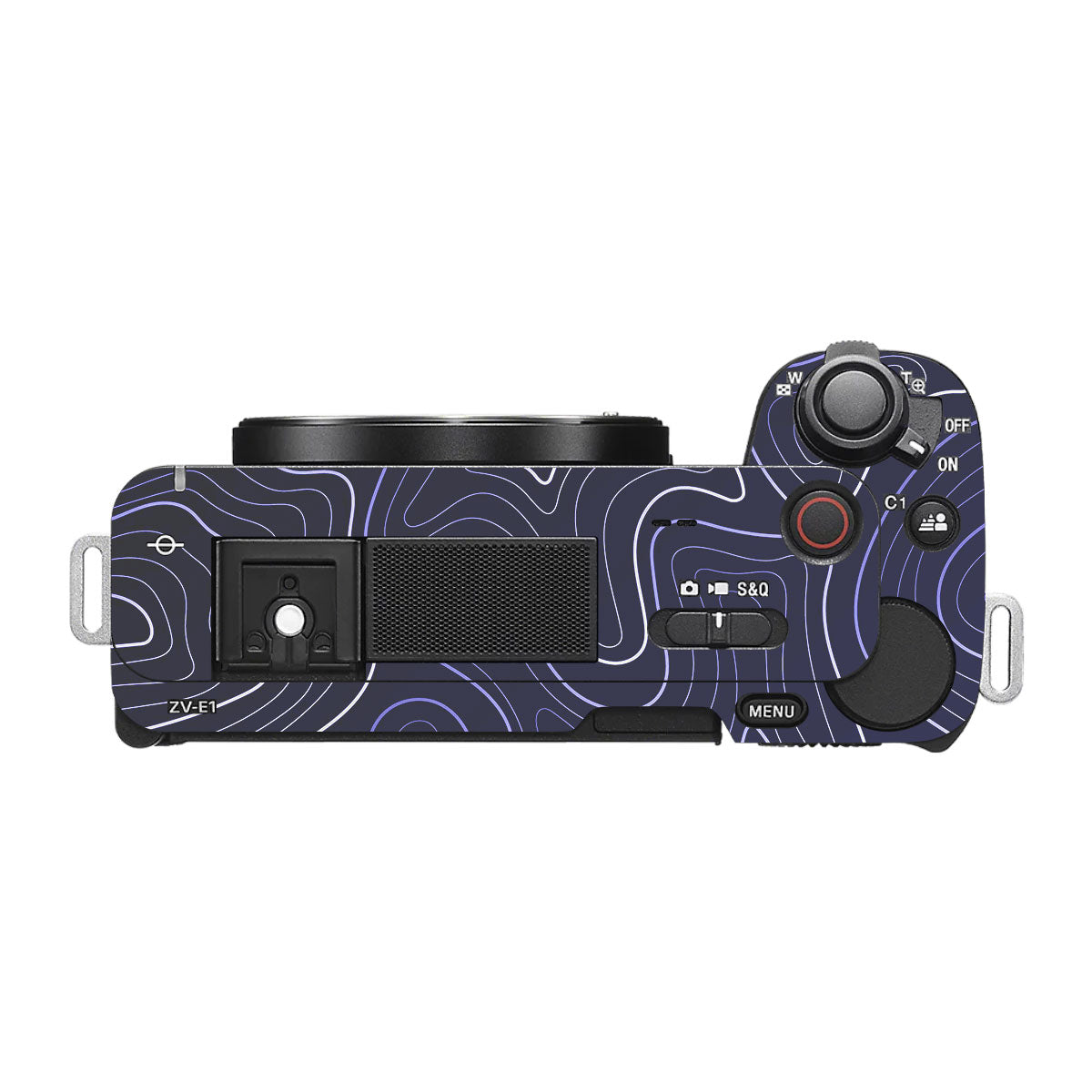 Deep Blue Contour Sony ZV-E1 Camera Skins
