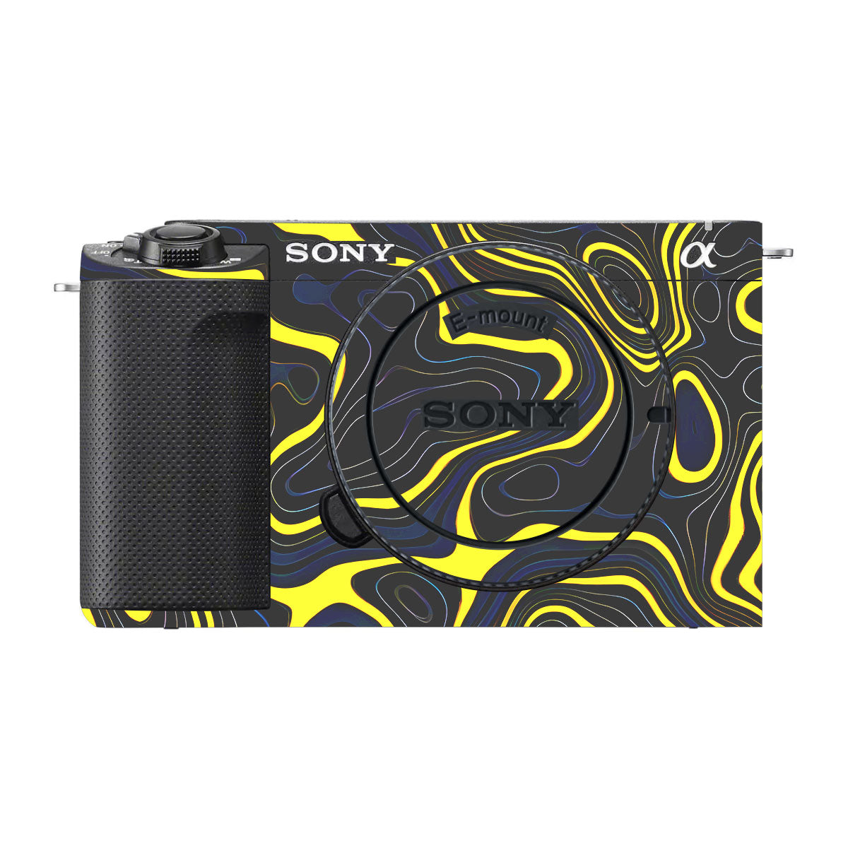 Neon Lava Contours Sony ZV-E1 Camera Skins