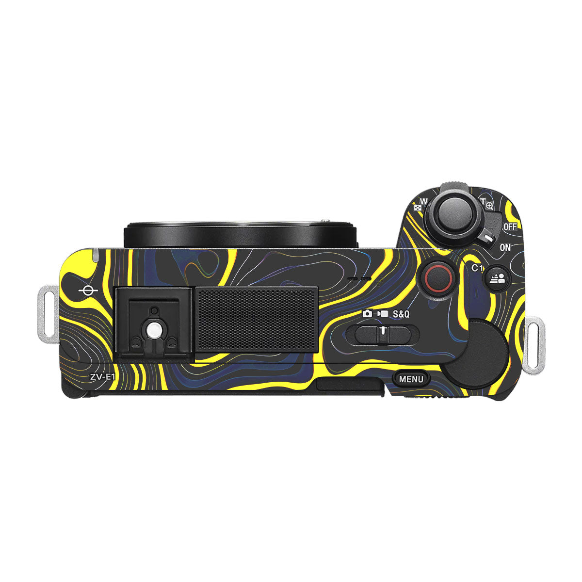 Neon Lava Contours Sony ZV-E1 Camera Skins