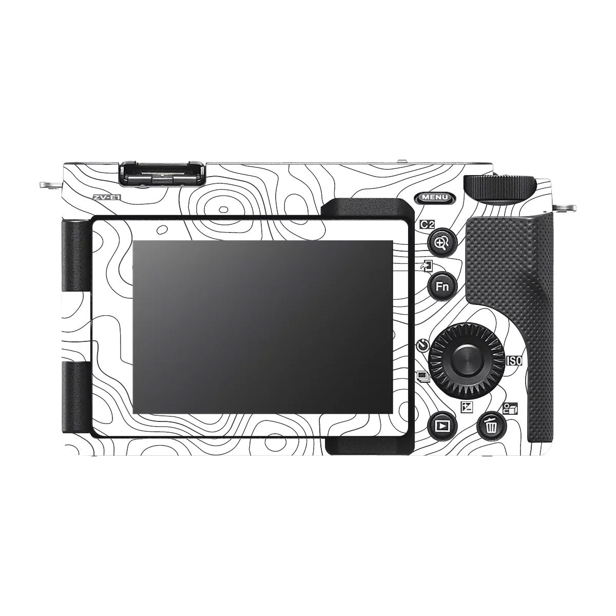White Contour Design Sony ZV-E1 Camera Skins
