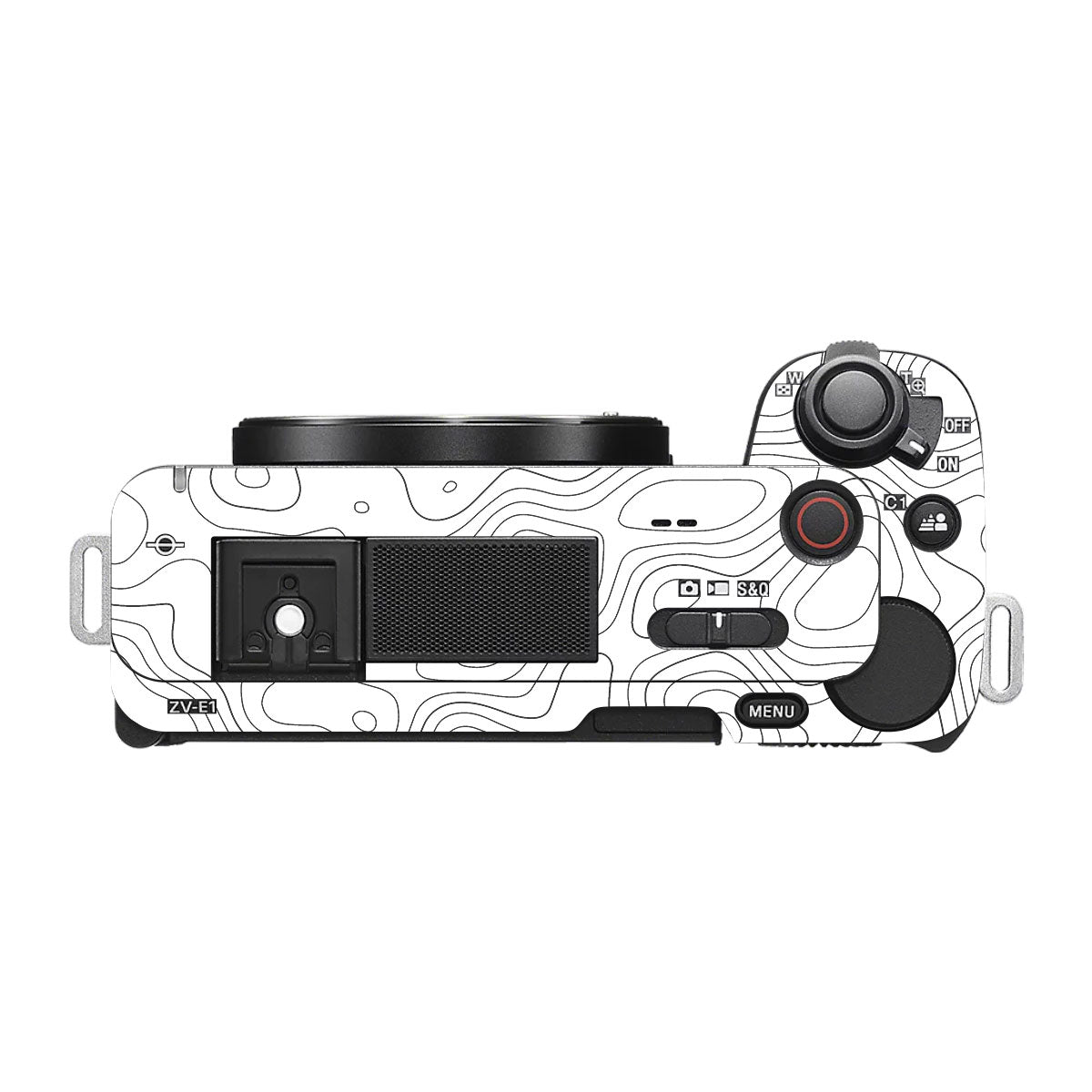 White Contour Design Sony ZV-E1 Camera Skins