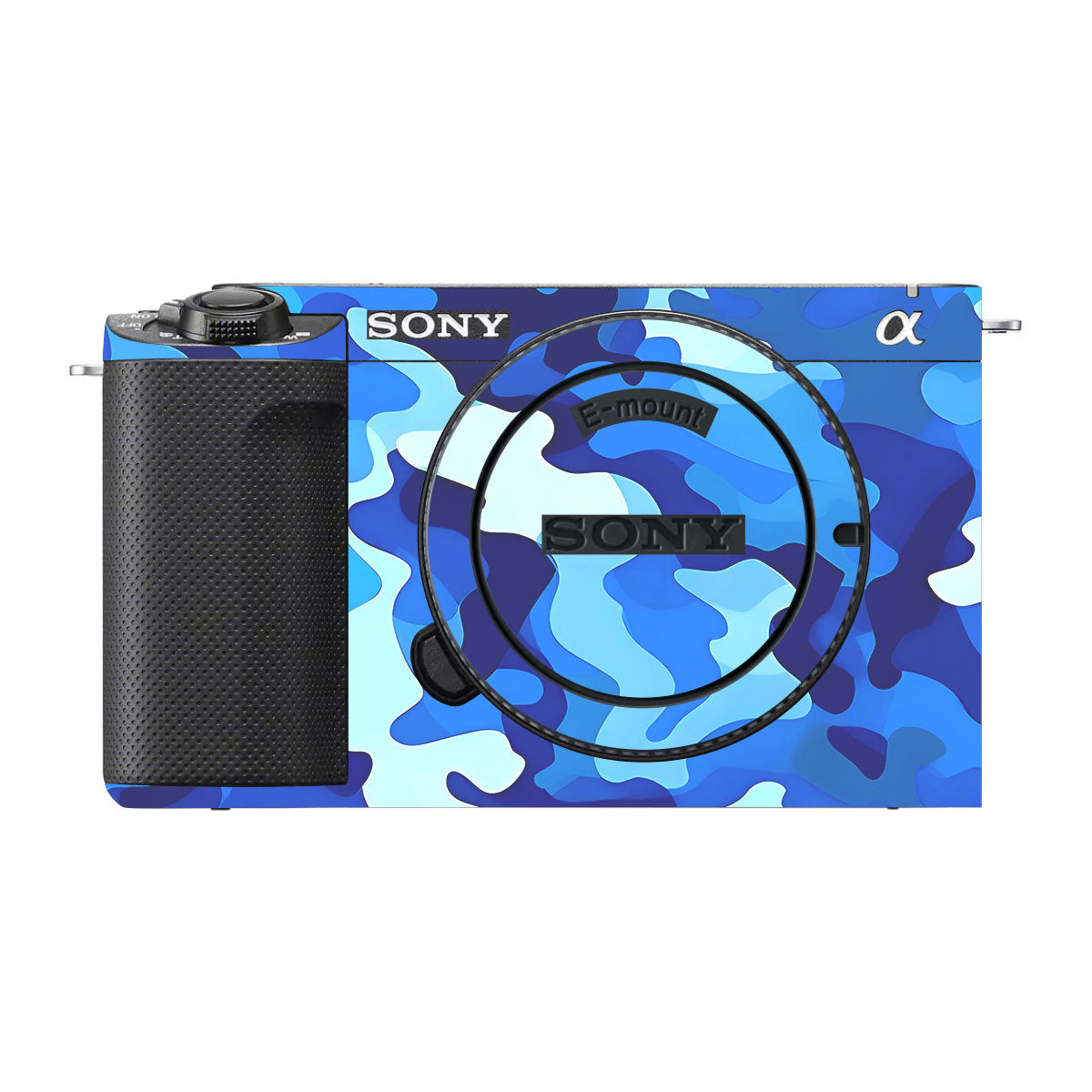 Arctic Blue Camo Pattern Sony ZV-E1 Camera Skins