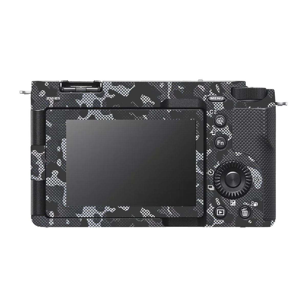 Stealth Grey Camo Sony ZV-E1 Camera Skins