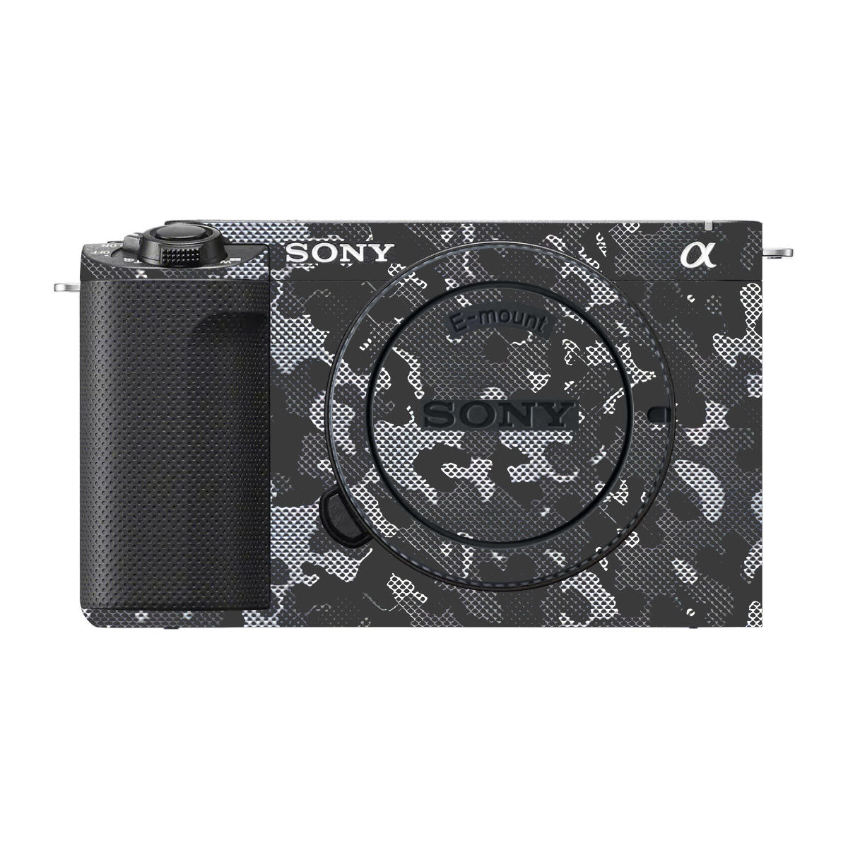 Stealth Grey Camo Sony ZV-E1 Camera Skins