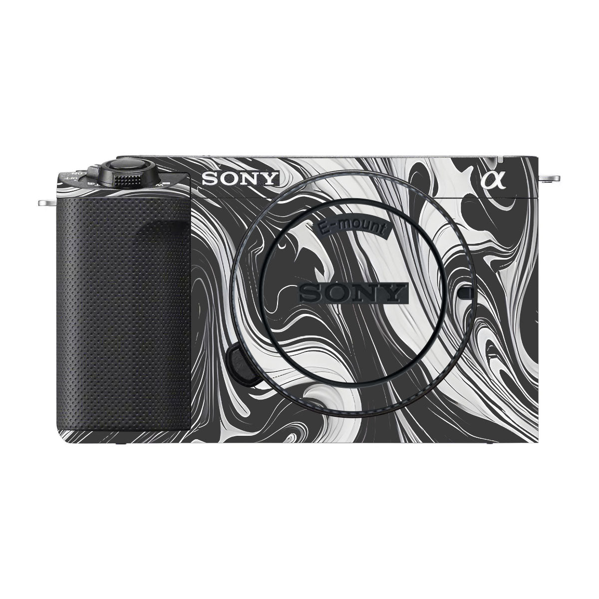 Black and White Marble Sony ZV-E1 Camera Skins