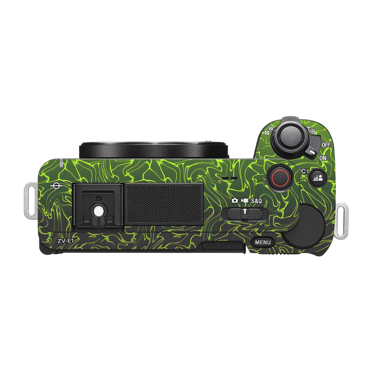 Lime Yellow to Black Gradient Sony ZV-E1 Camera Skins