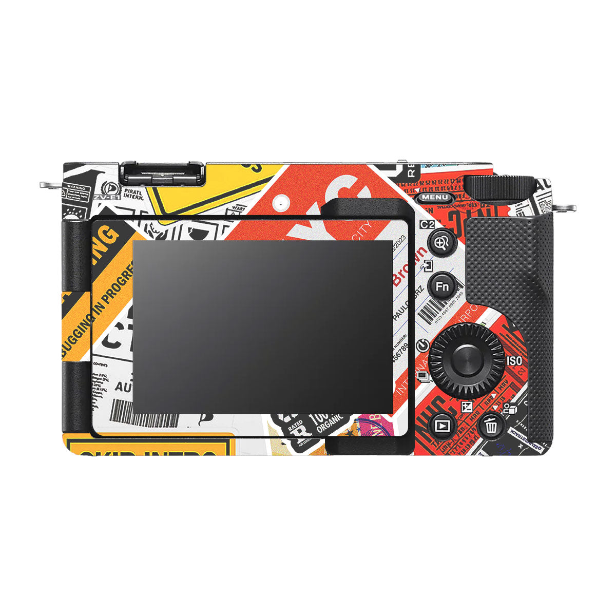 Tech Aesthetic Sticker Collage Sony ZV-E1 Camera Skins