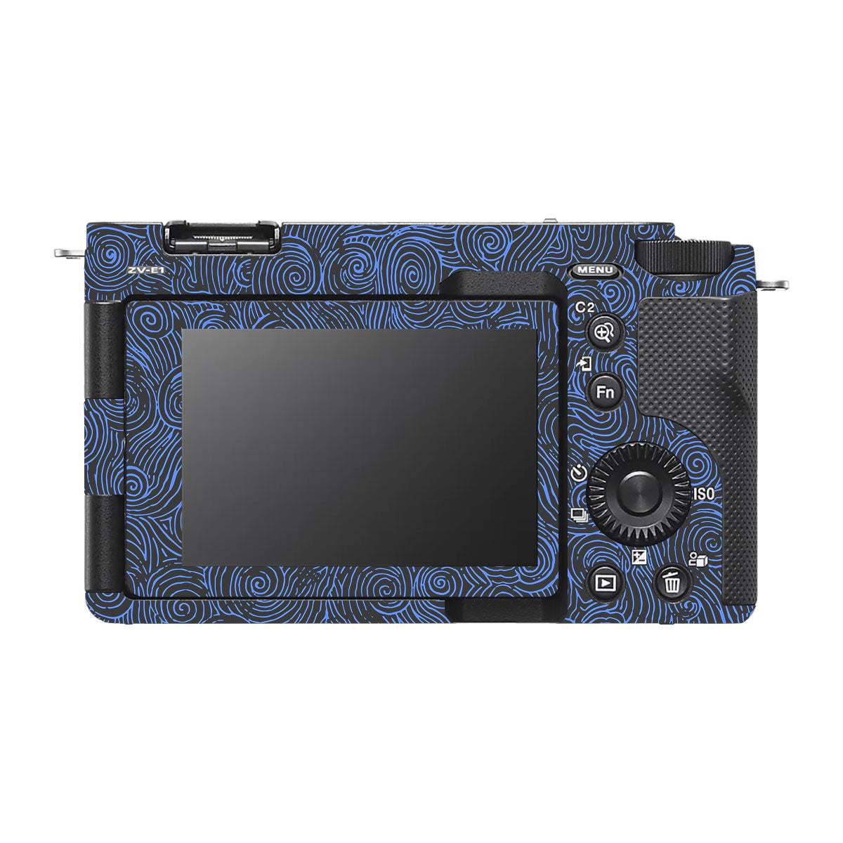 Blue Spirals Sony ZV-E1 Camera Skins