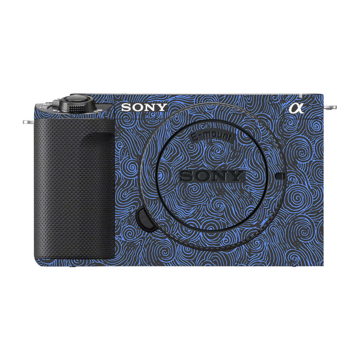 Blue Spirals Sony ZV-E1 Camera Skins