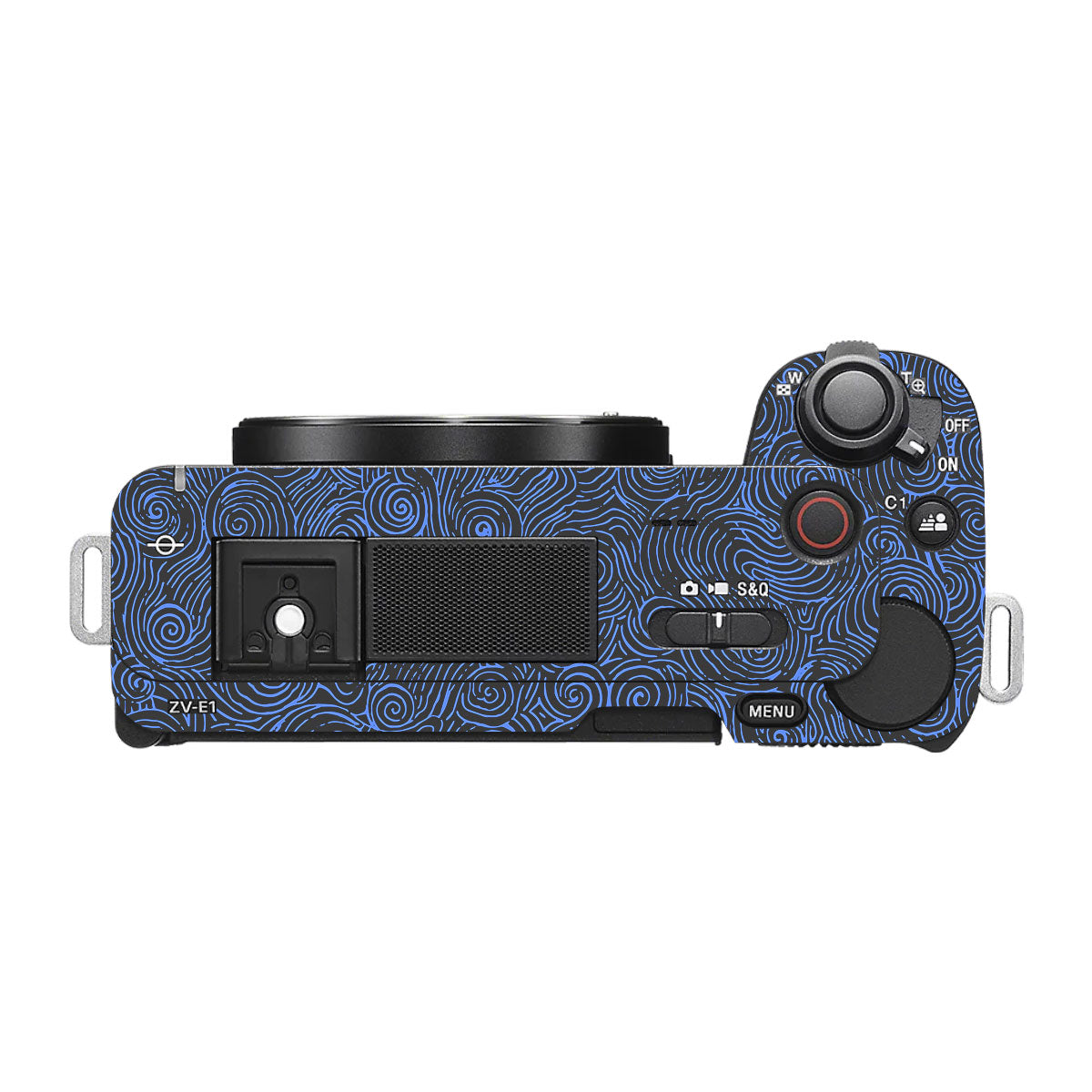 Blue Spirals Sony ZV-E1 Camera Skins
