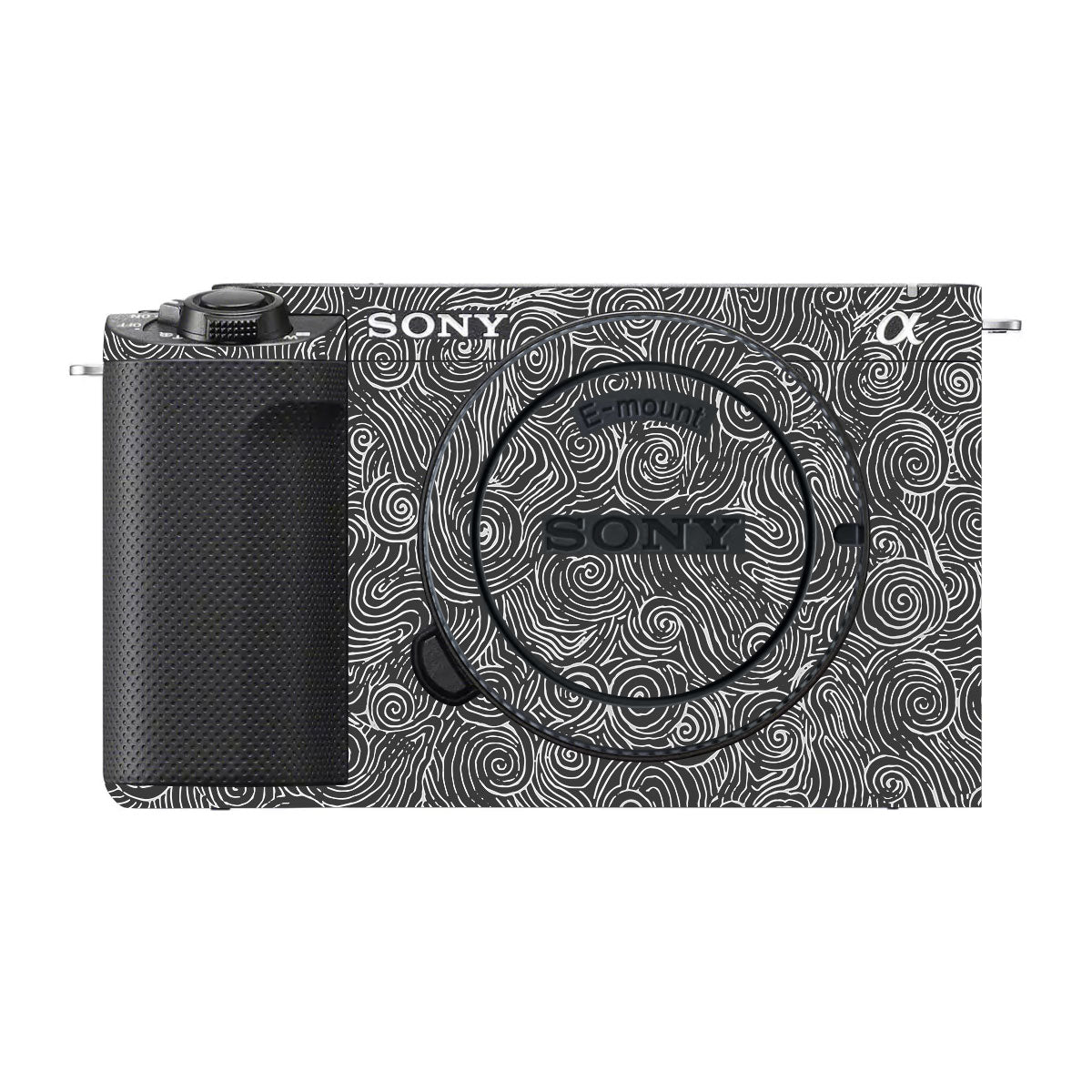 White Spirals Sony ZV-E1 Camera Skins