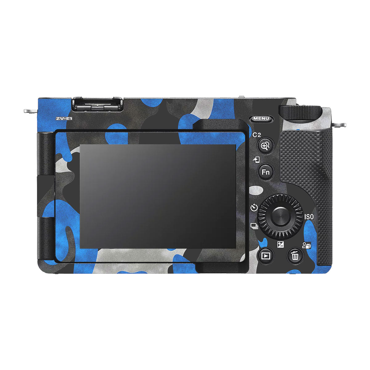 Blue Grey Camo Sony ZV-E1 Camera Skins