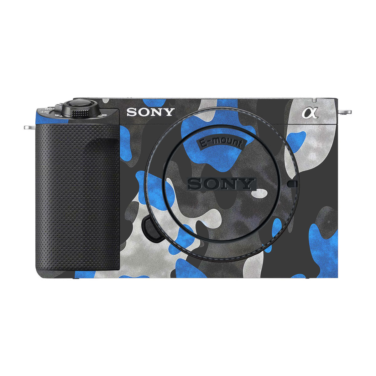 Blue Grey Camo Sony ZV-E1 Camera Skins