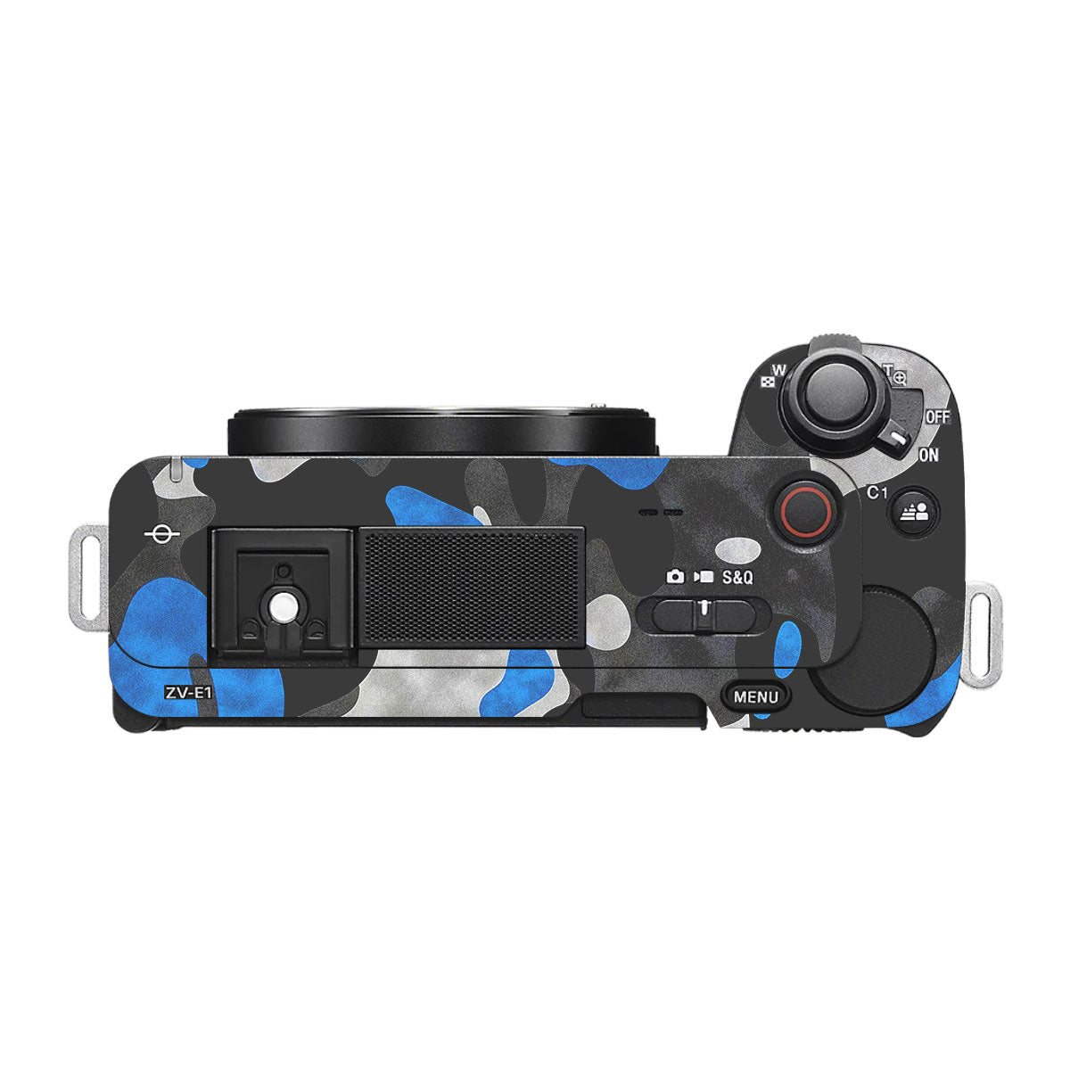 Blue Grey Camo Sony ZV-E1 Camera Skins