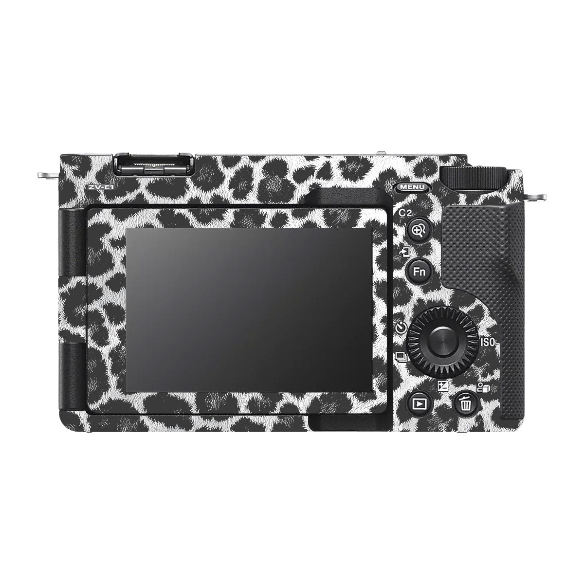 Snow Leopard Spots Sony ZV-E1 Camera Skins