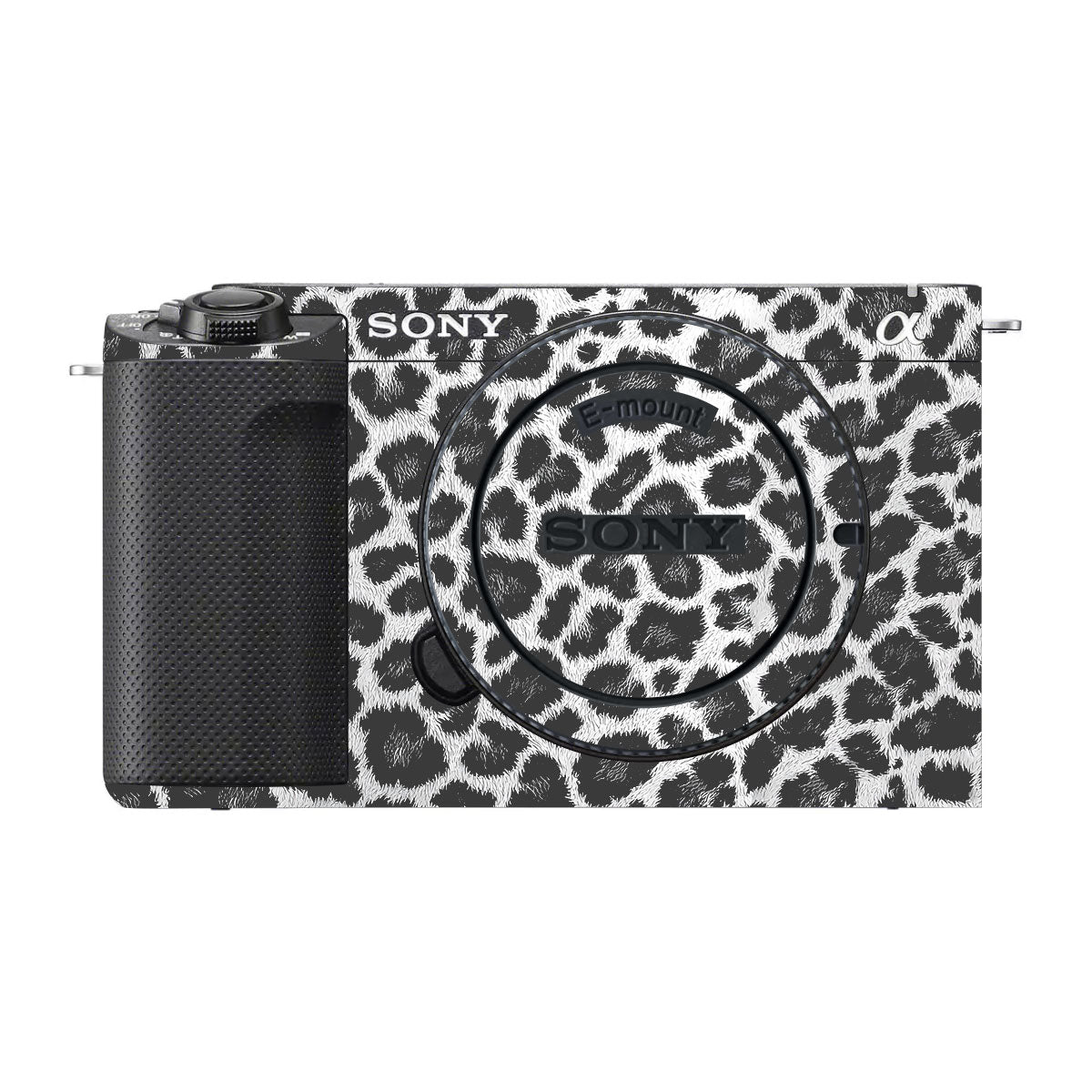 Snow Leopard Spots Sony ZV-E1 Camera Skins